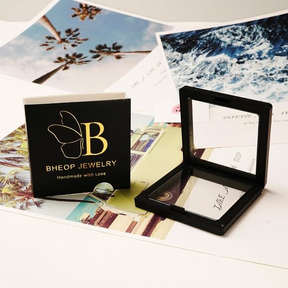 14K Gold Plated Evil Eye Stackable Link Chain Ring Bracelet Hand Chain for Women - Picture 7 of 8